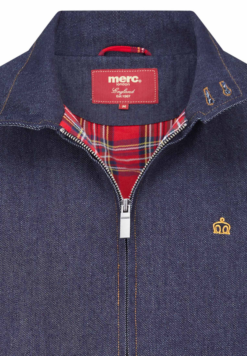 Arthur Denim Harrington Jacket – Merc