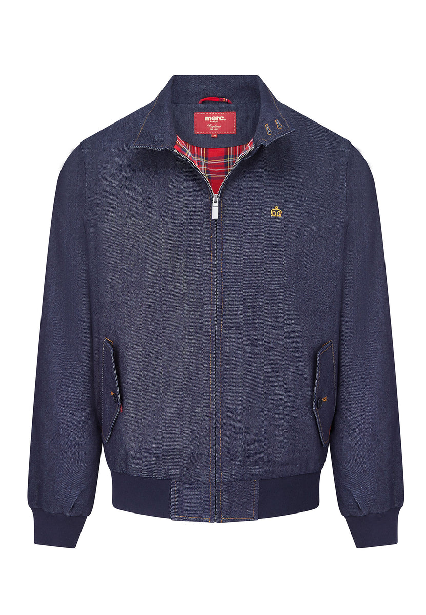 Arthur Denim Harrington Jacket – Merc