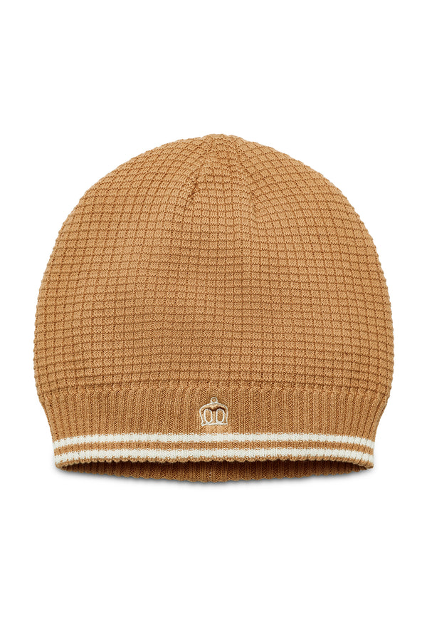 colour_Tan|Knitted Beanie