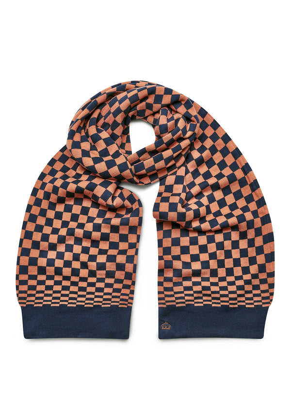 colour_Navy|Knitted Scarf