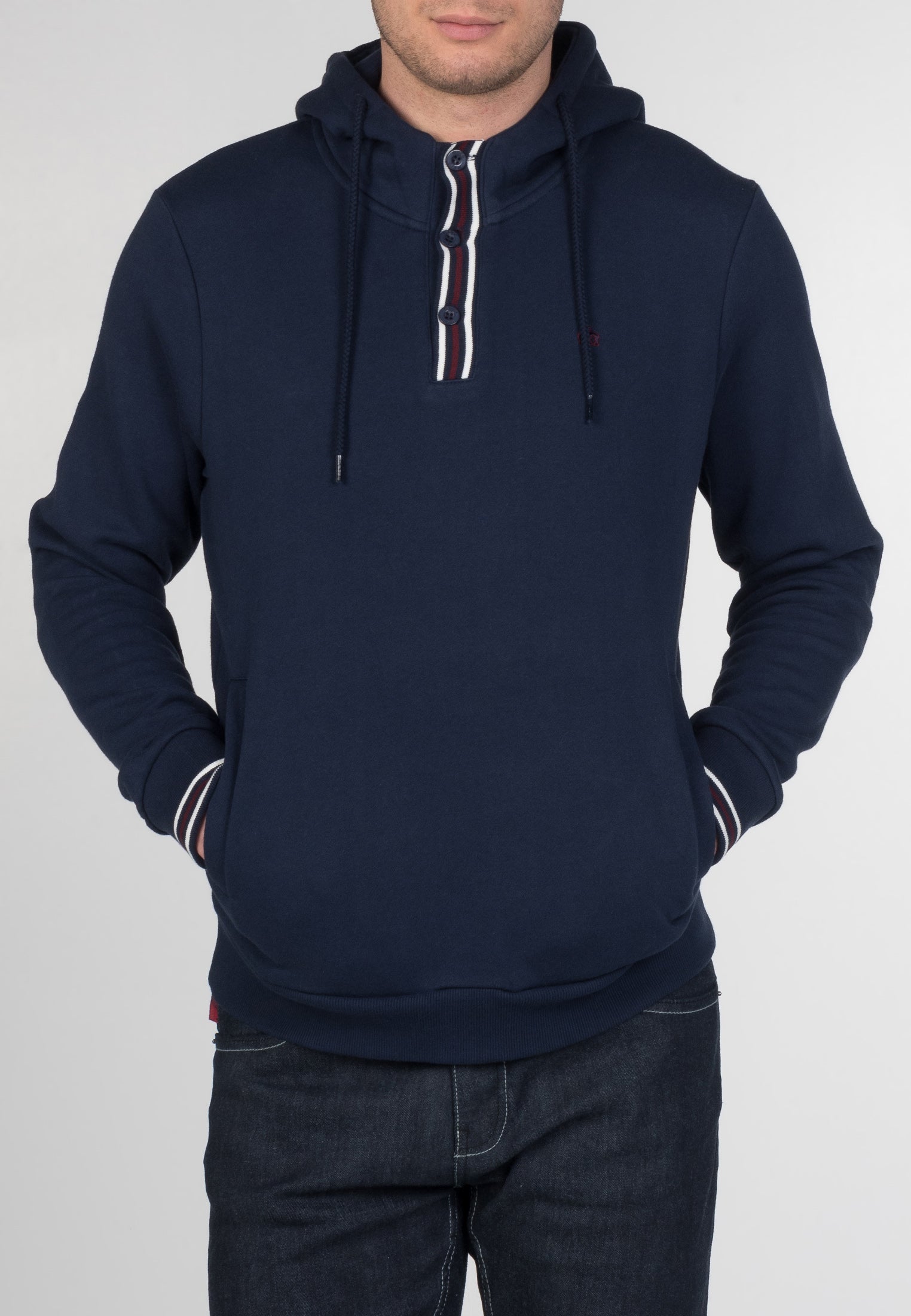 Pancras Tipped Hoodie - Merc London